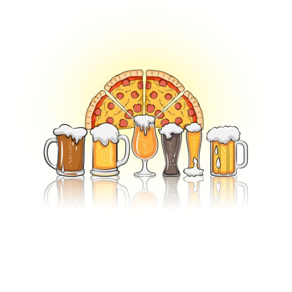 Beer Pizza Sunset Thumbnail